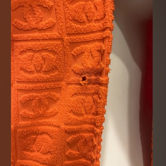 Summer Chanel terry cloth blazer cc logo embossed - Picture 8 of 13